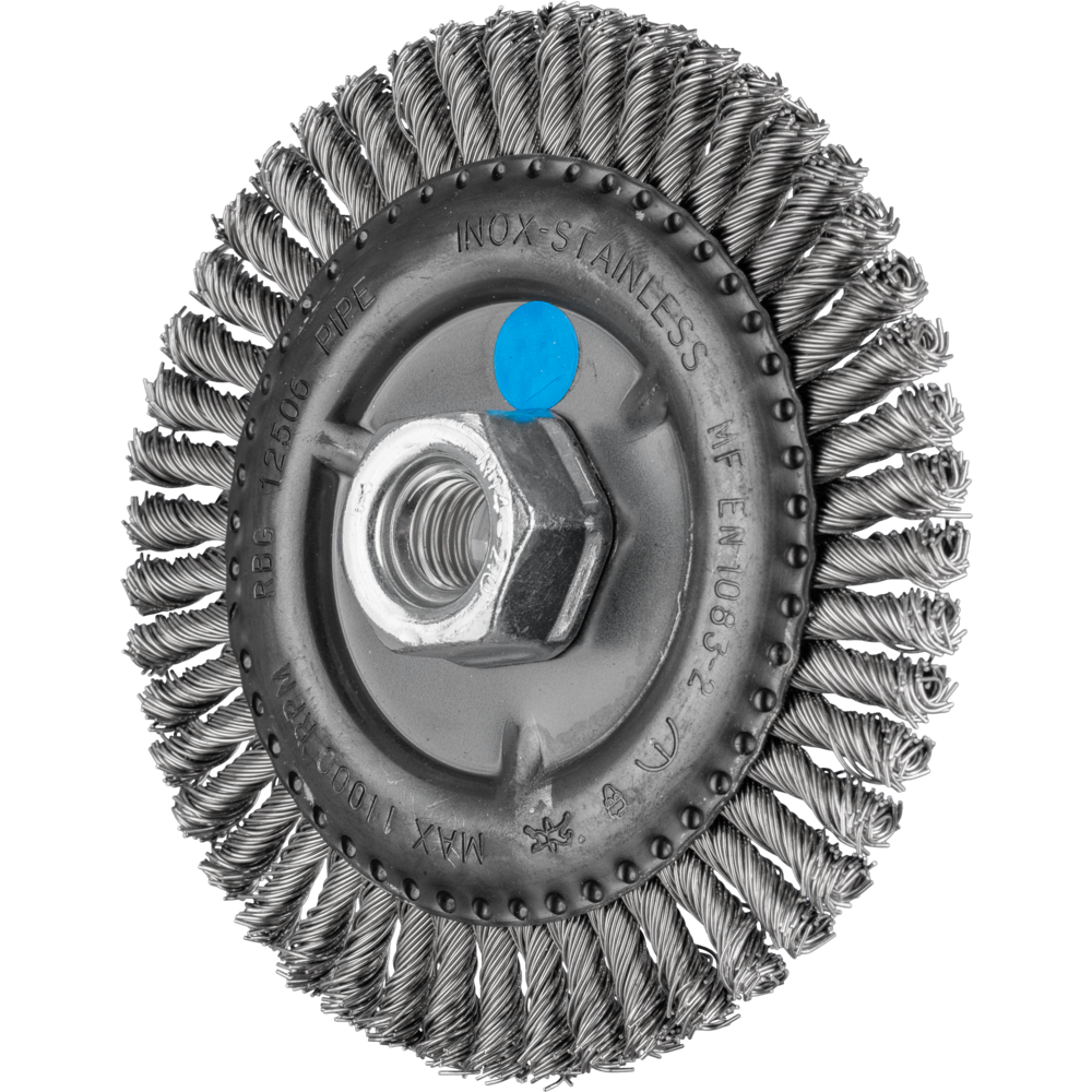 Wheel brush pipeline