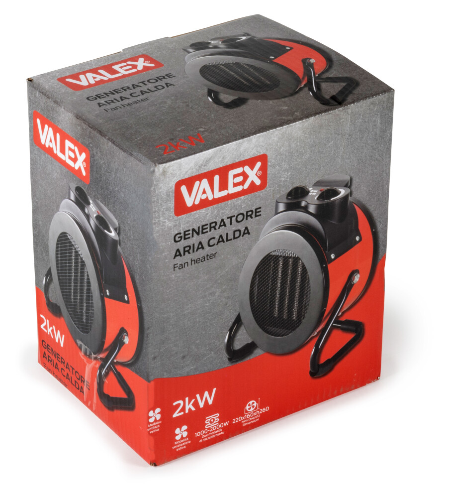 Ventilatorkachel - elektrisch - draagbaar - 2kW heater