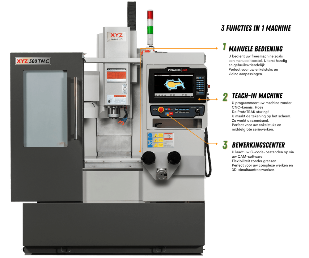 Teach in CNC Fräsmaschine Bearbeitungszentrum
