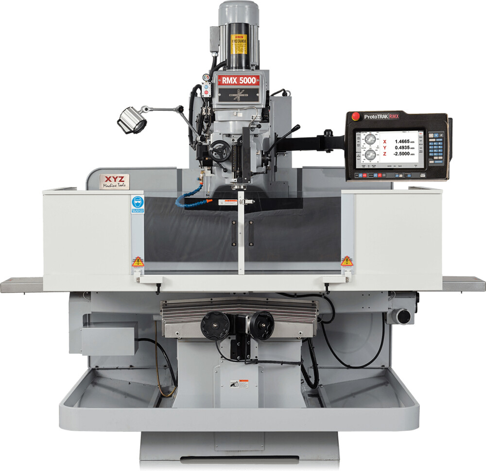 Teach-in CNC Bedfreesmachine met ProtoTRAK