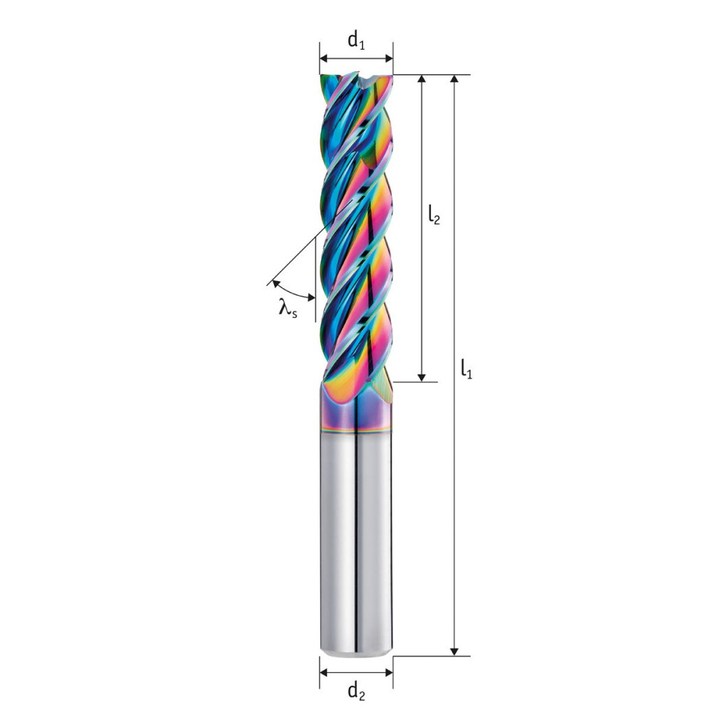 Vlakfrees 12 mm schacht, spoilboard frees, schaaffrees Vlakfrees 12 mm schacht, spoilboard frees, schaaffrees