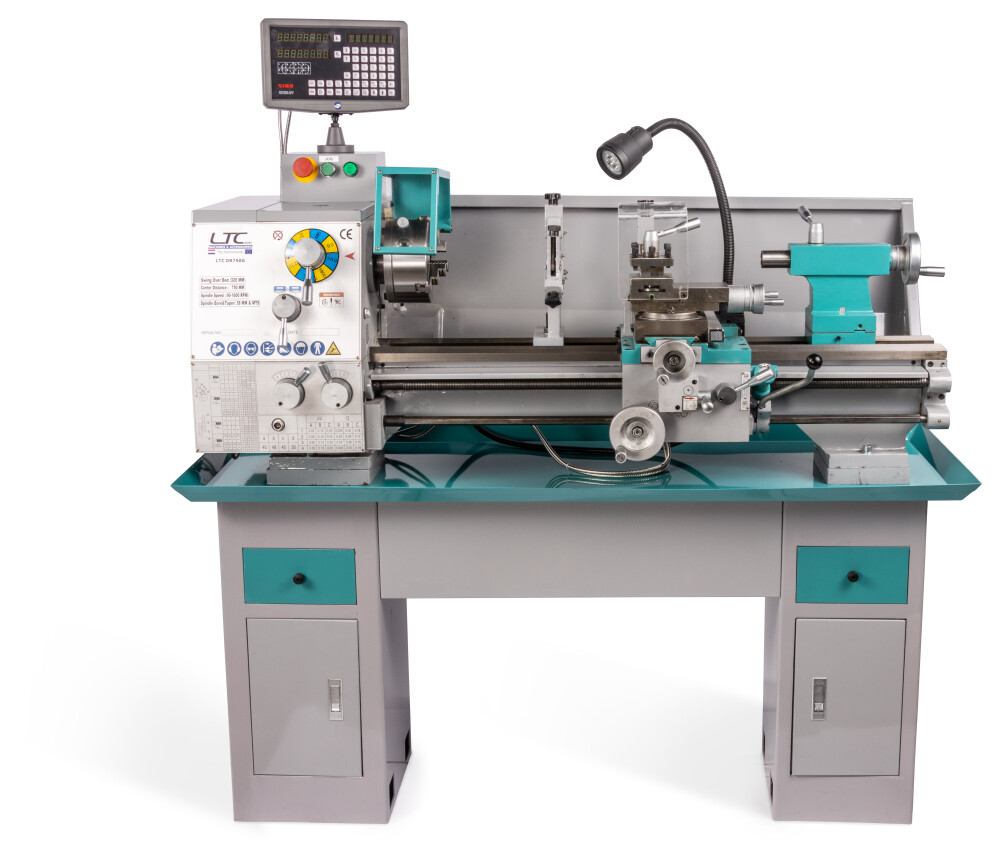 Draaibank 320x750 mm met digitale uitlezing