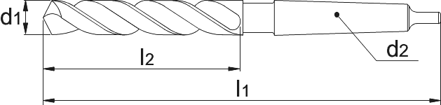 HSS-E 8% Spiraalboor Hardox, MK