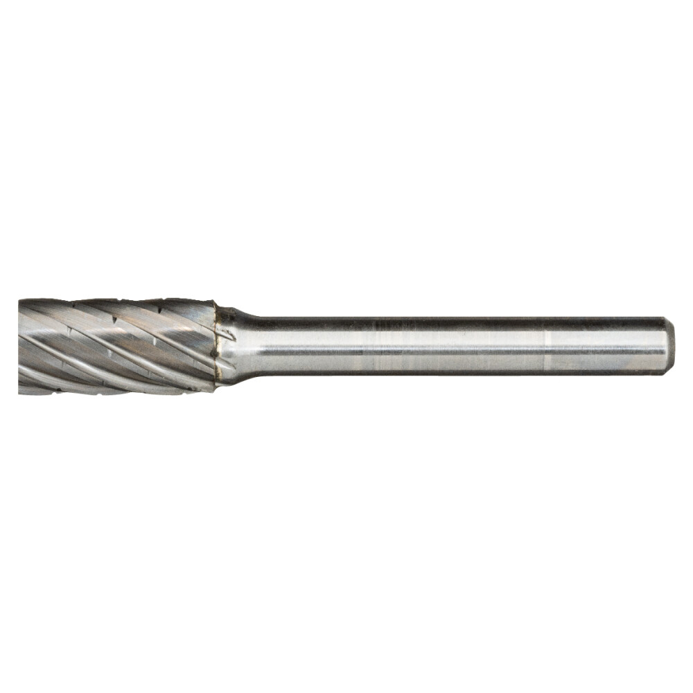 Solid carbide burr, cylinder with end cut