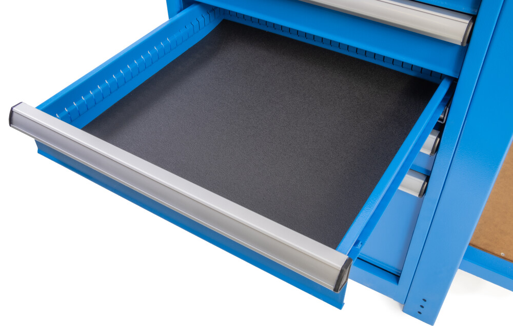Werktafel met 12 CNC universele gereedschapshouders en 5 laden