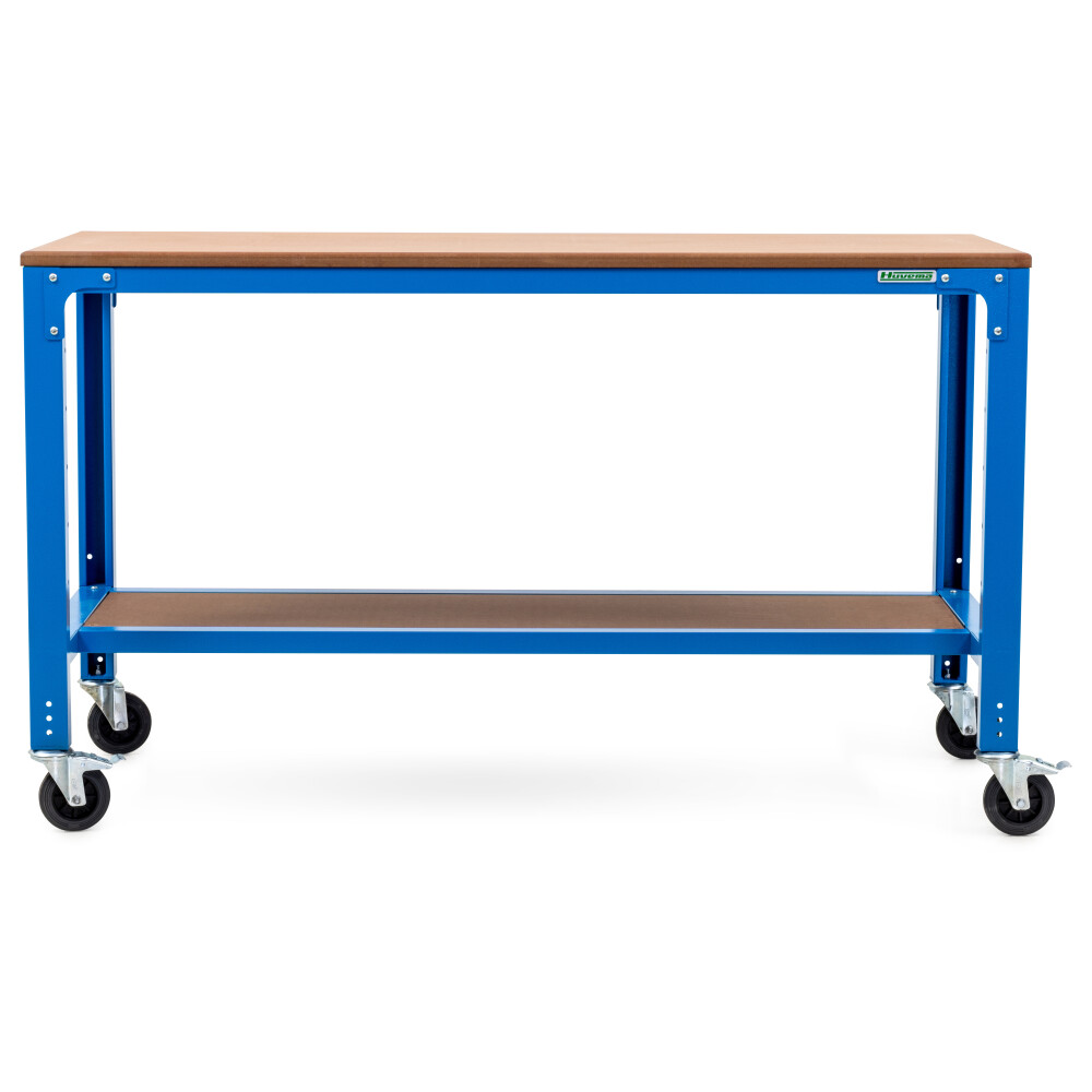Werkbank auf Rollen 170 x 70 cm mit MDF-Arbeitsplatte 