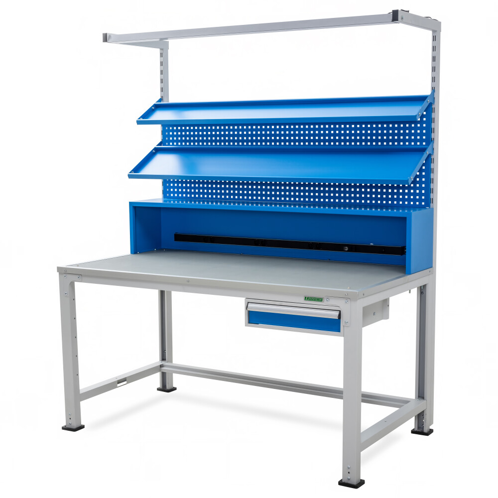 ESD werkbank met lade en 2 planken