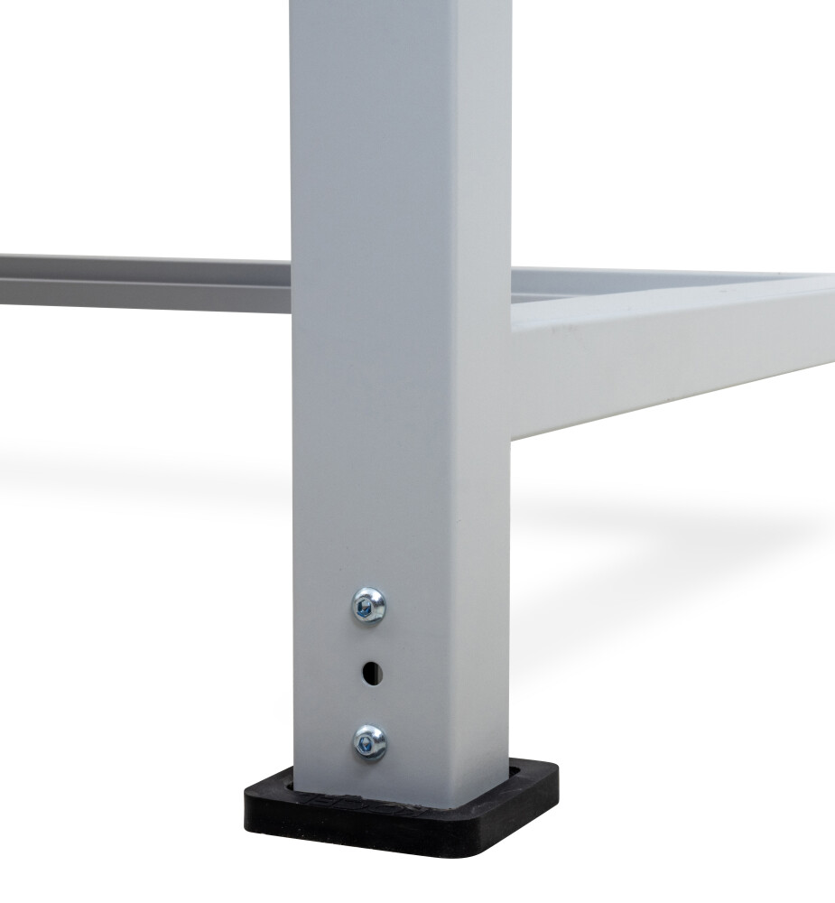 ESD-Werkbank mit 2 Schubladen, Tafel und 28 Behältern