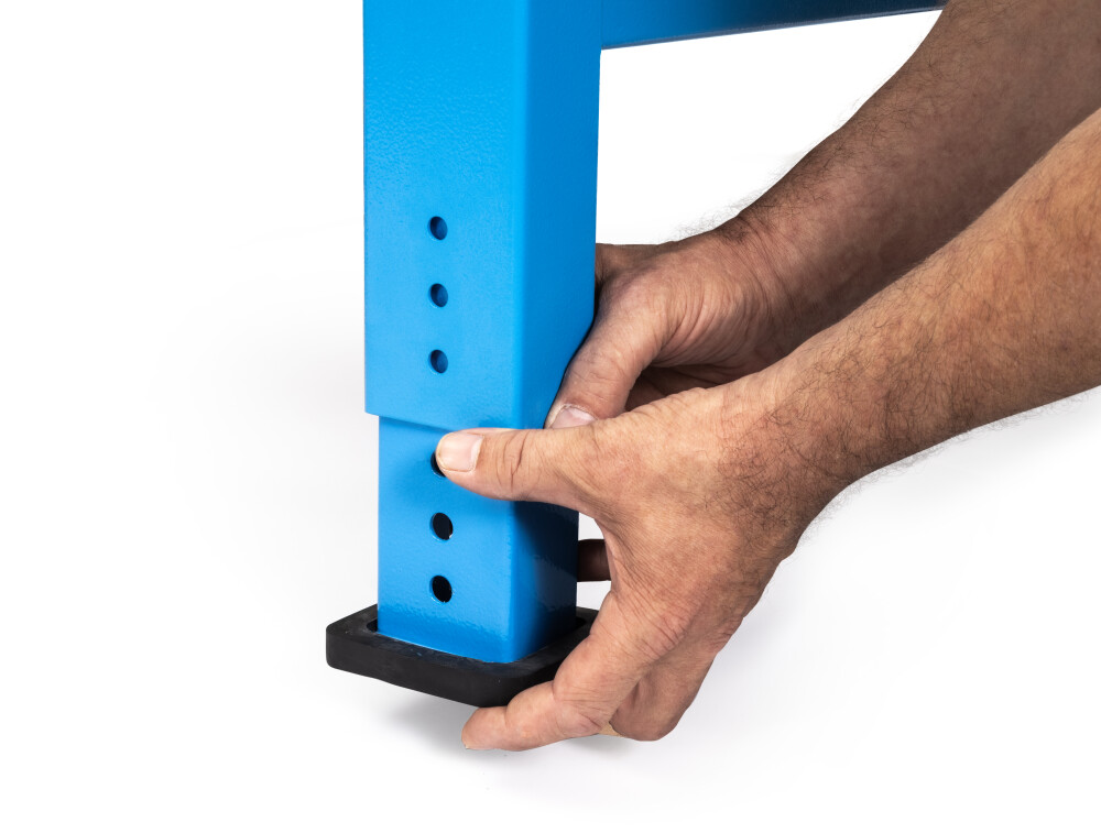Établi avec 3 tiroirs, plan de travail en MDF et planche à outils