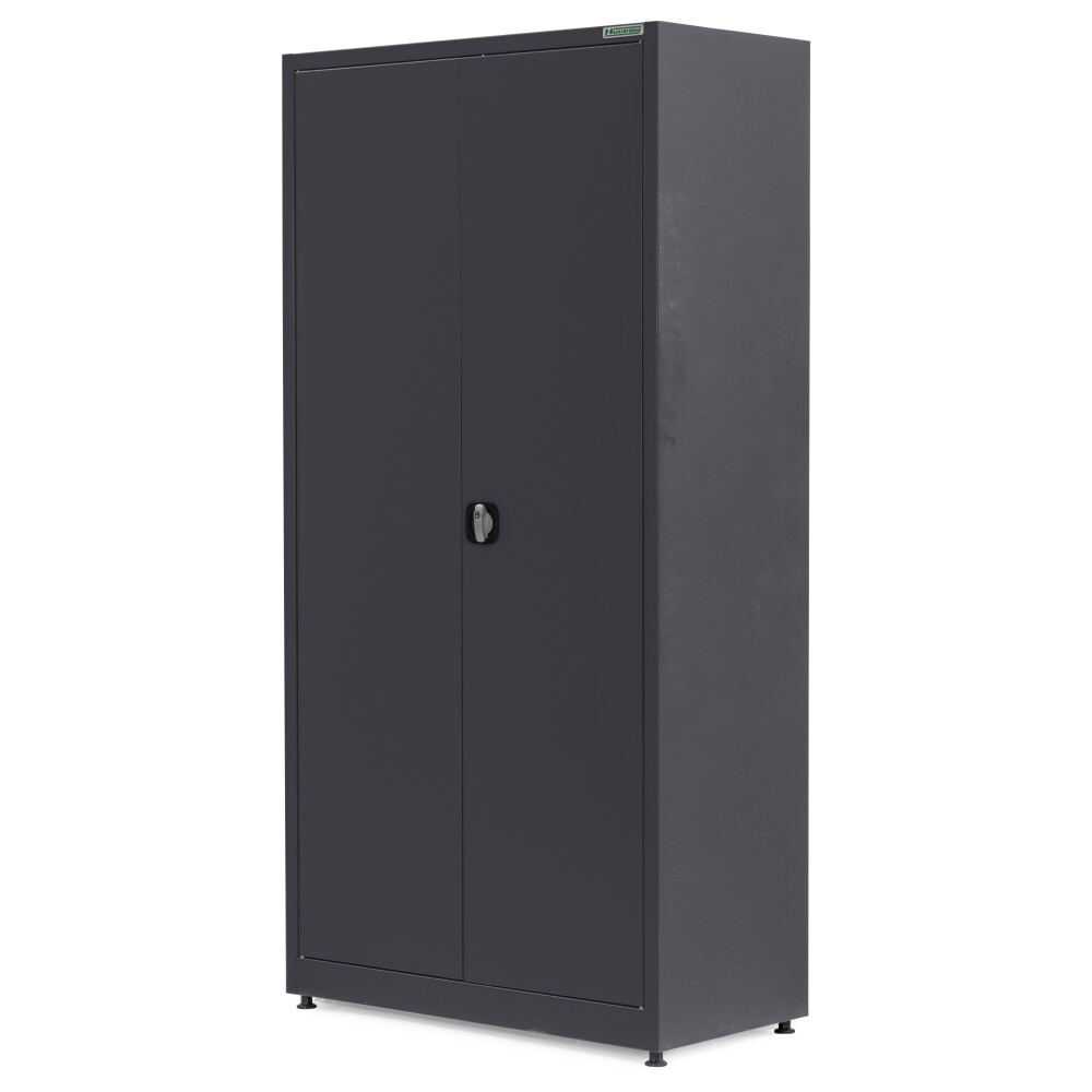 Materiaalkast met 2 planken, 3 lades, gereedschapsbord, 21 opbergbakken