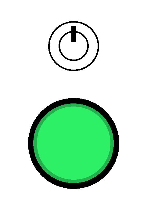 Drukknop (pulsdrukker) groen
