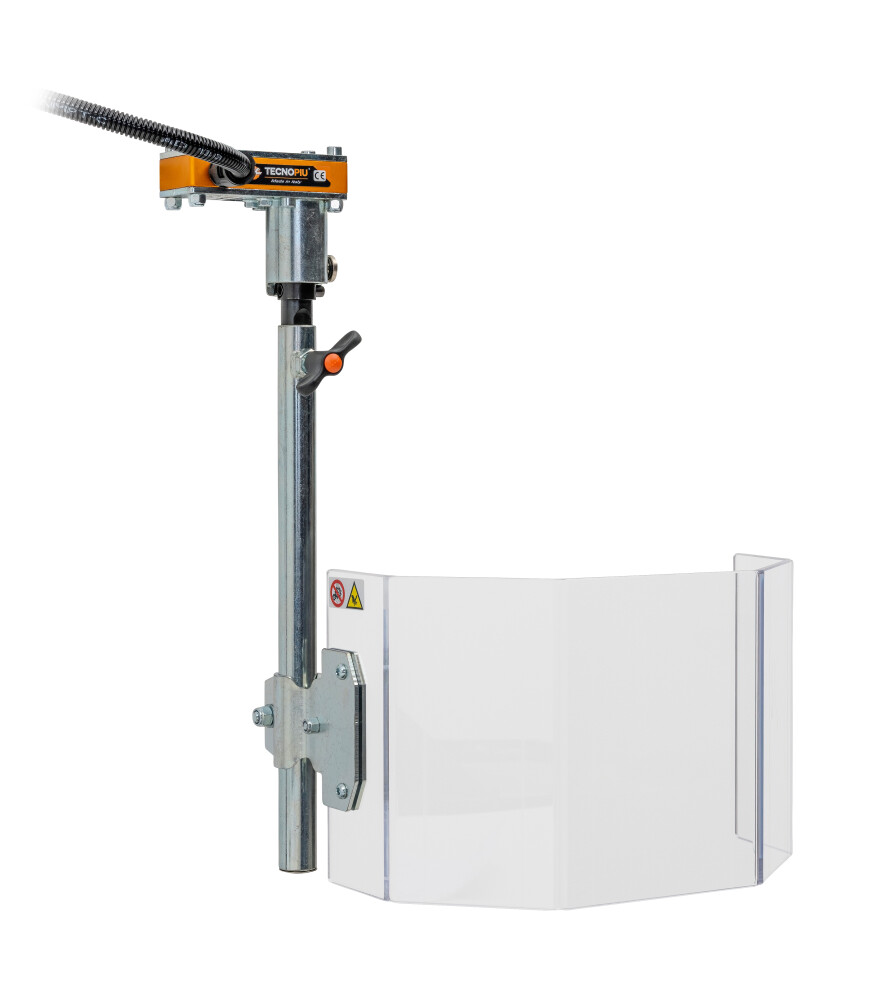 Shield 350h240mm with safety microswitch