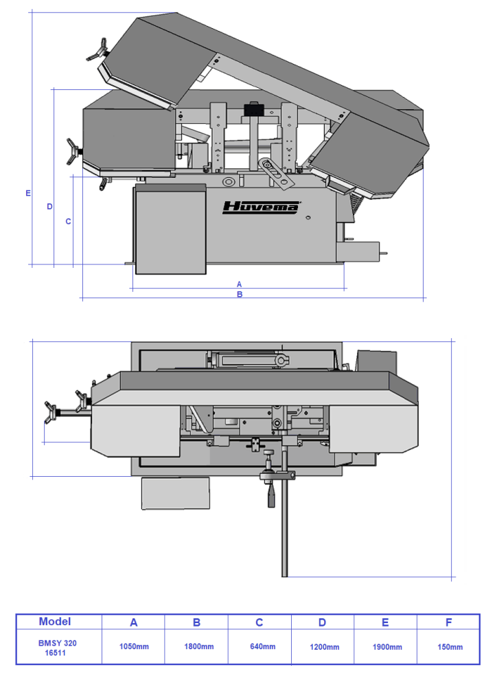 Bandzaagmachine - 320 mm