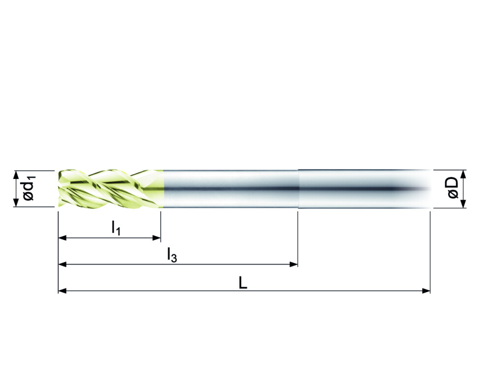 AluStar-LongNeck 6x13x80x6h5, 6535HA, D3/L3=5,7/42
