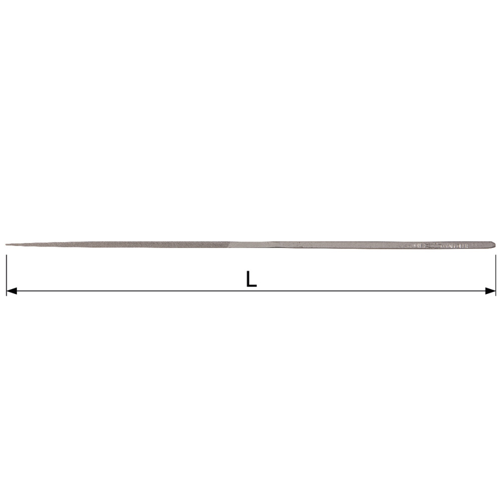 Hemmungsfeil mit viereckigem Stahlheft