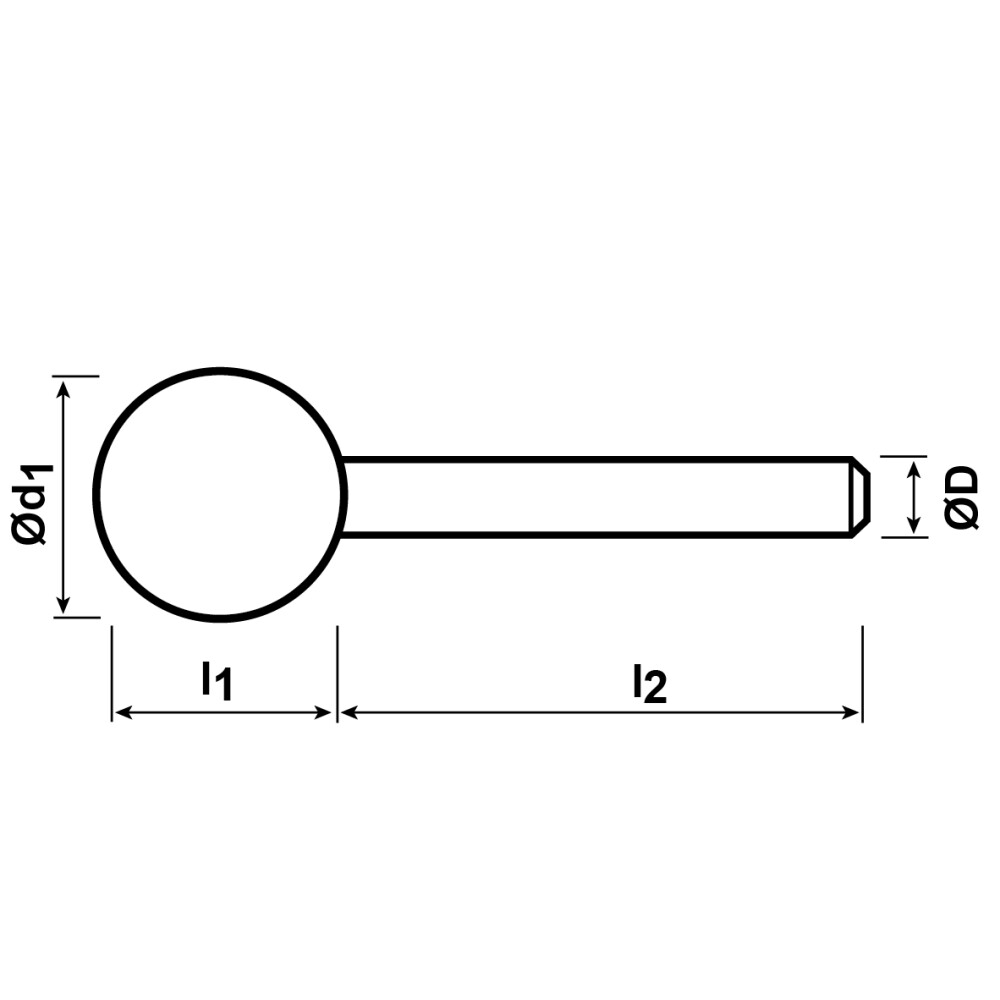 Mounted points, special shapes SERIES A