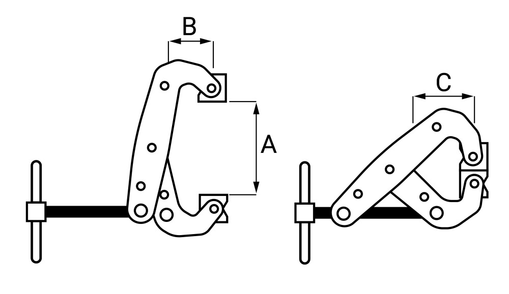 Snelspan parallelklem / profielschroefklem