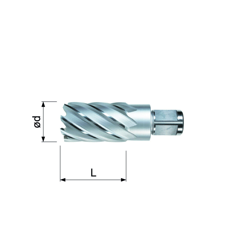 HSS Kernboor Snijdiepte 50mm