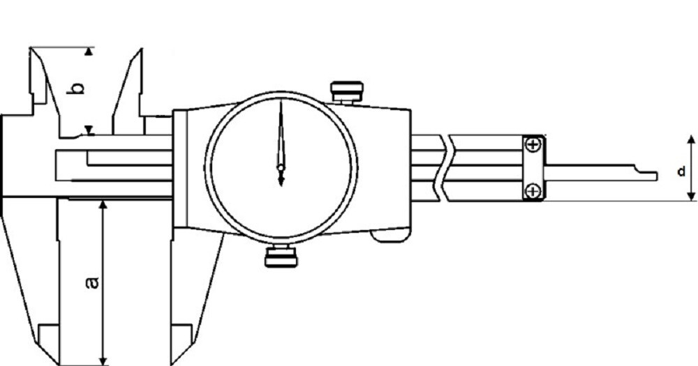 Klokschuifmaat met rol