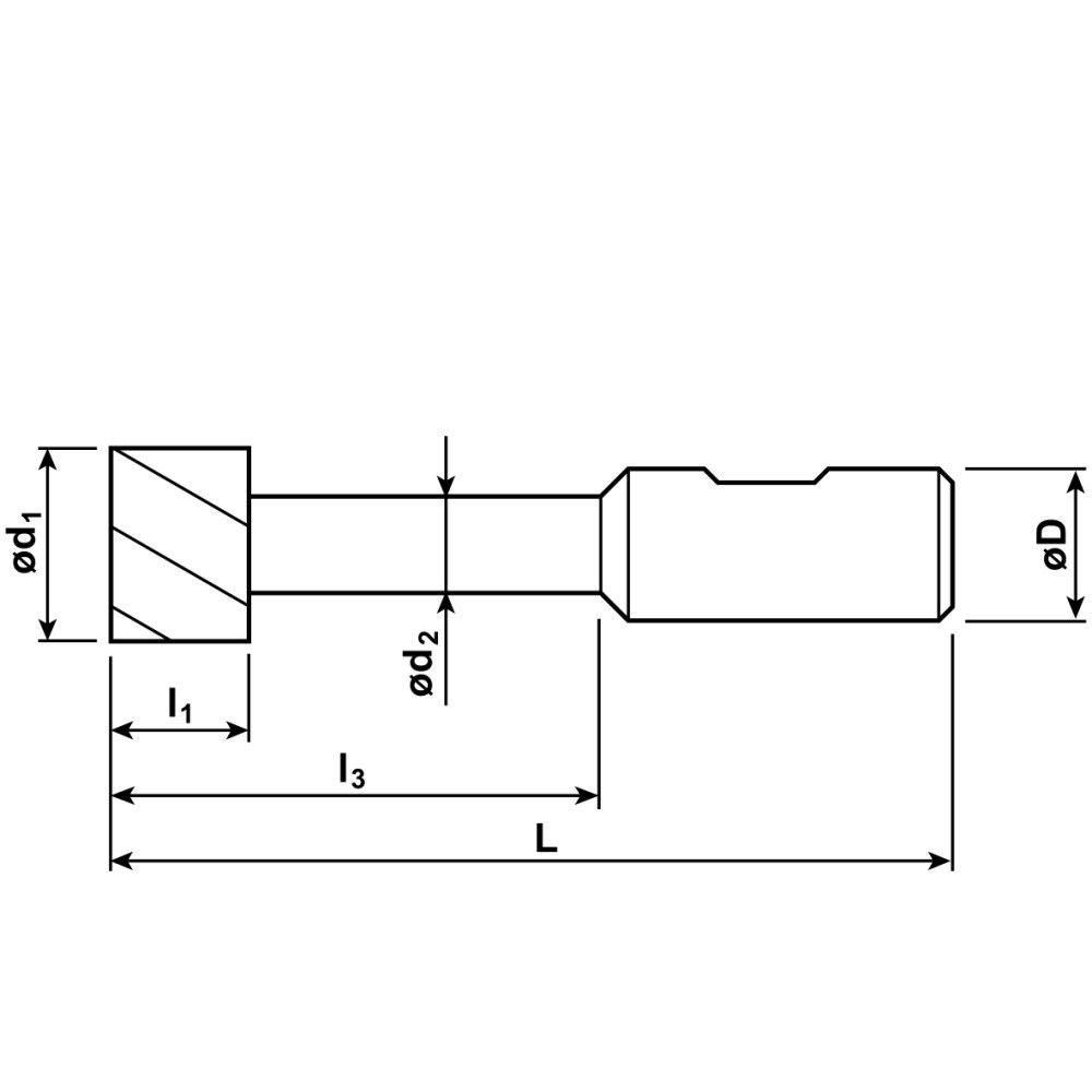 Fraises en T à pointe carbure