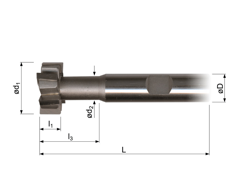 Fraises en T à pointe carbure
