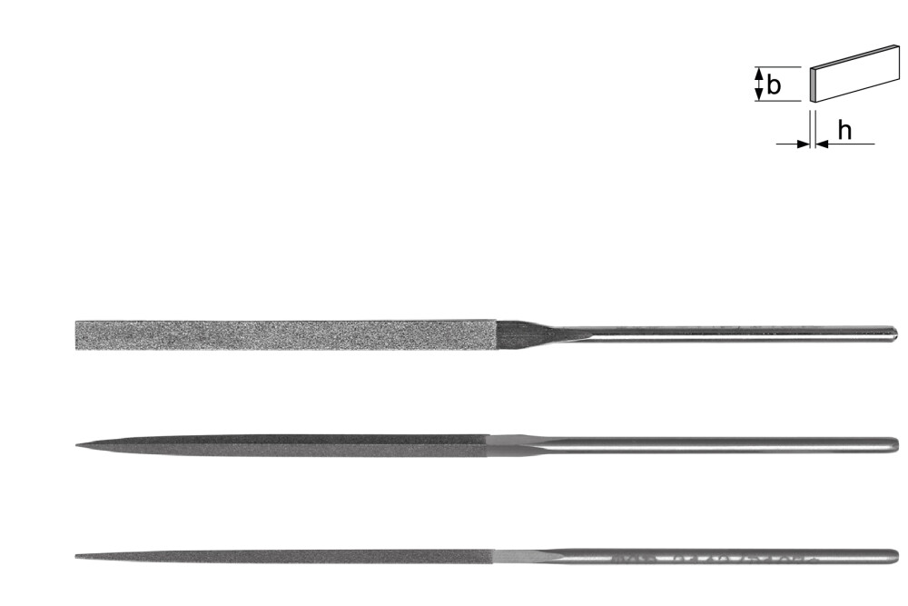 Hartchrom Diamantfeilen mit (speziell beschichtet)