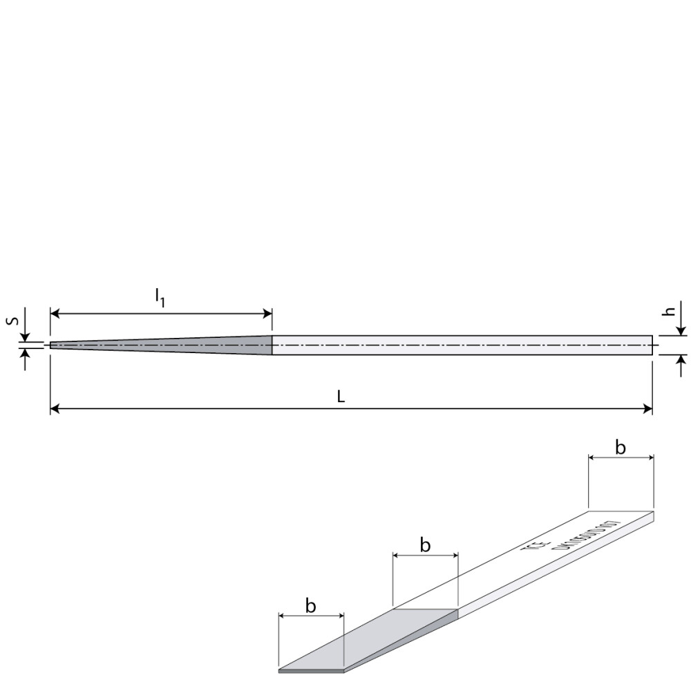 Konischen Hartchrom Diamantfeile