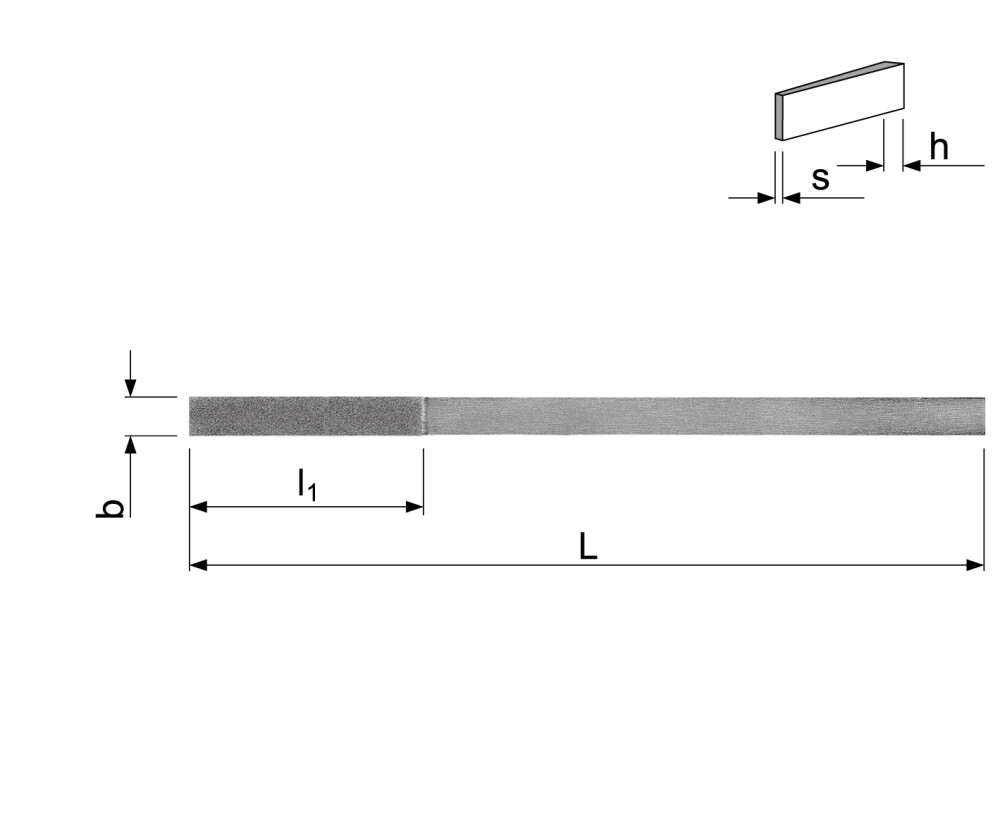 Konischen Hartchrom Diamantfeile