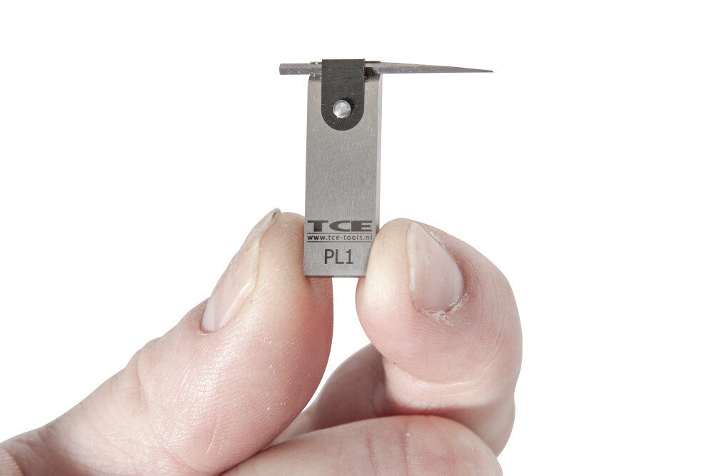 Square edge set, PL-1 body + PM carbide sliding ruler